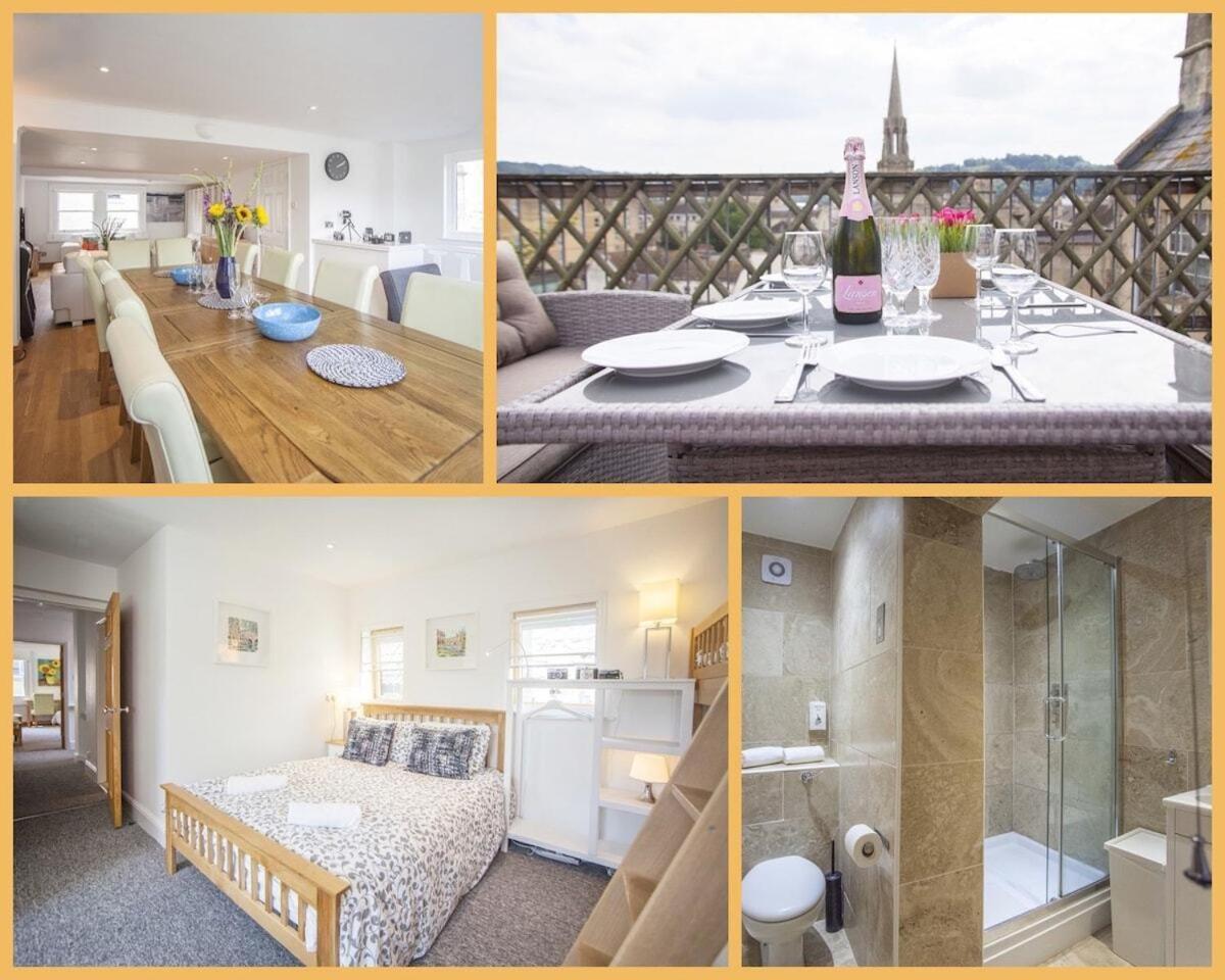The Roof Terrace Maisonette - City Centre Bath Eksteriør bilde